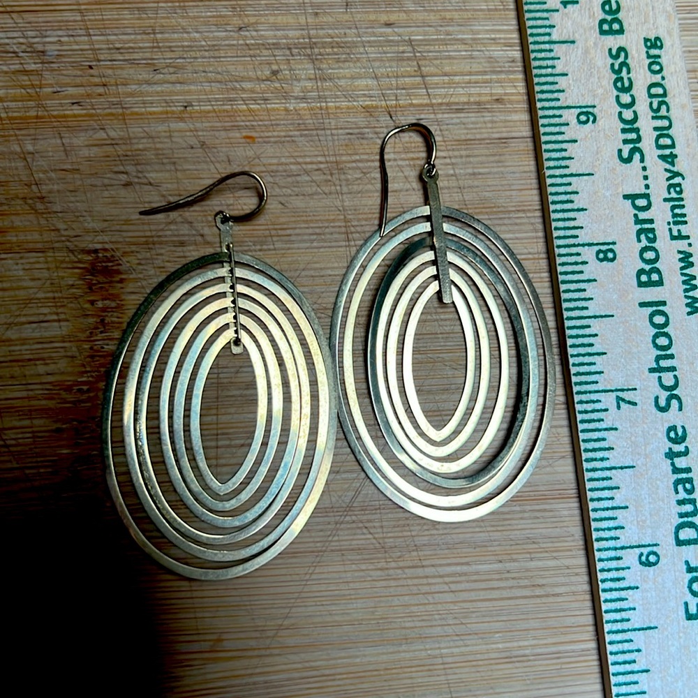 Large 14k Earrings. Great Xmas Gift